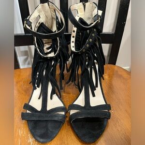 Nine West fringe heels
